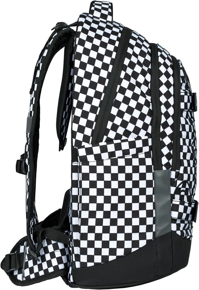 Baagl mokyklinė kuprinė su nešiojamojo kompiuterio skyriumi, 30 l, ergonomiška, Skate Max modelis
