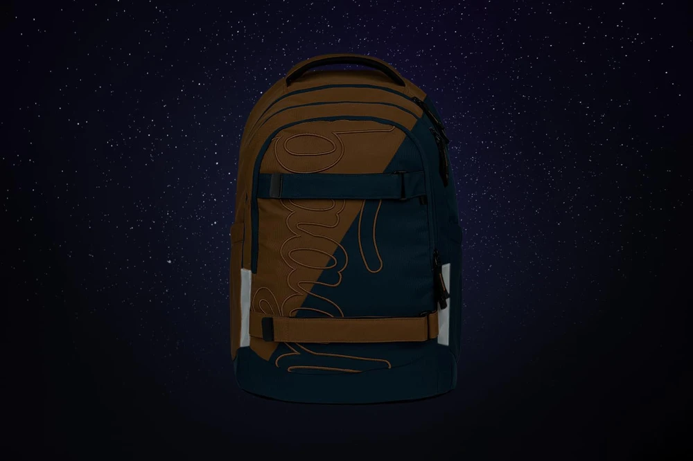 Baagl mokyklinė kuprinė su skyriumi nešiojamam kompiuteriui, 30 l talpa, Skate Max, M