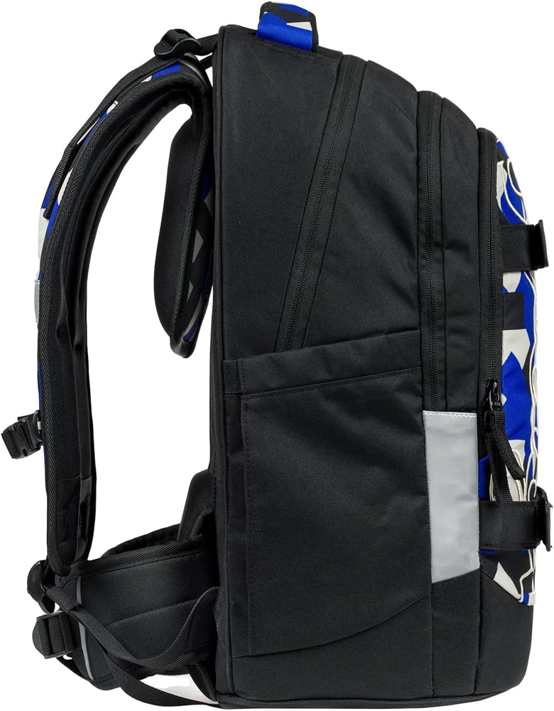 Baagl mokyklinė kuprinė vaikams ir paaugliams su kompiuterio skyriumi, 30 l, Skate Max
