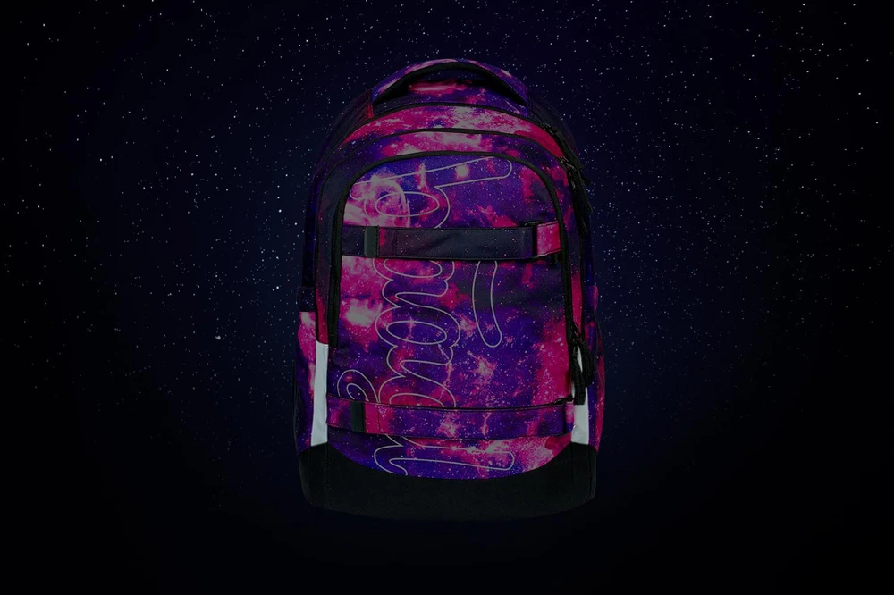 Baagl mokyklinė kuprinė vaikams ir paaugliams, 30 l, su skyriumi nešiojamam kompiuteriui, Skate Max Galaxy