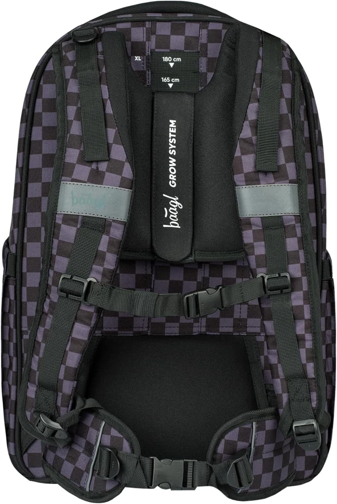 Baagl mokyklinė kuprinė vaikams ir paaugliams, 30 l, su skyriumi nešiojamam kompiuteriui, Skate Max