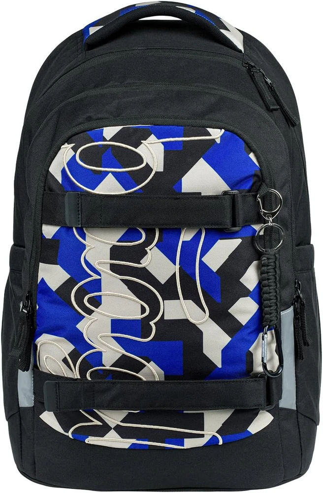 Baagl mokyklinė kuprinė vaikams ir paaugliams su kompiuterio skyriumi, 30 l, Skate Max