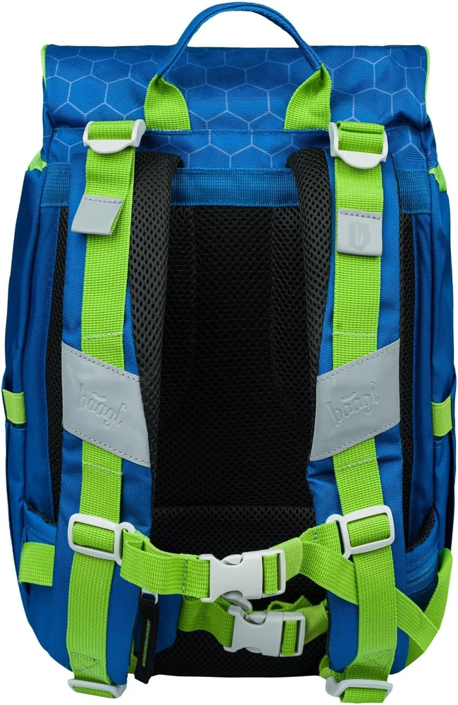 Baagl mokyklinės kuprinės Airy 5 dalių rinkinys, ergonomiškas, 16,5 l, vaikams, 24 x 18 x 36 cm