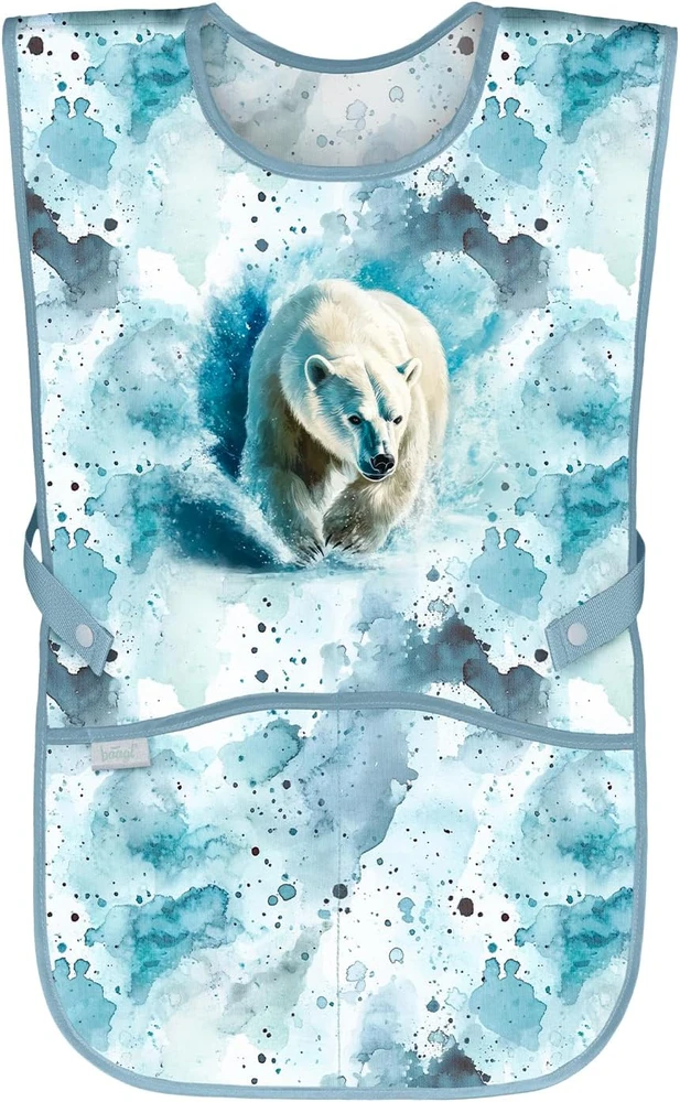 Baagl mokyklinės kuprinės Airy 5 dalių rinkinys, 16,5 l, lengvas, ergonomiškas, Polar, su prijuoste