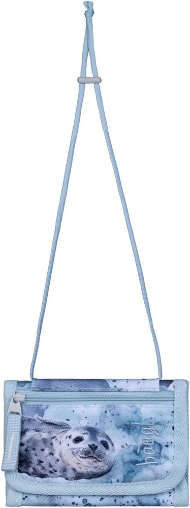 Baagl mokyklinės kuprinės Airy 5 dalių rinkinys, 16,5 l, lengvas, ergonomiškas, Polar, su prijuoste
