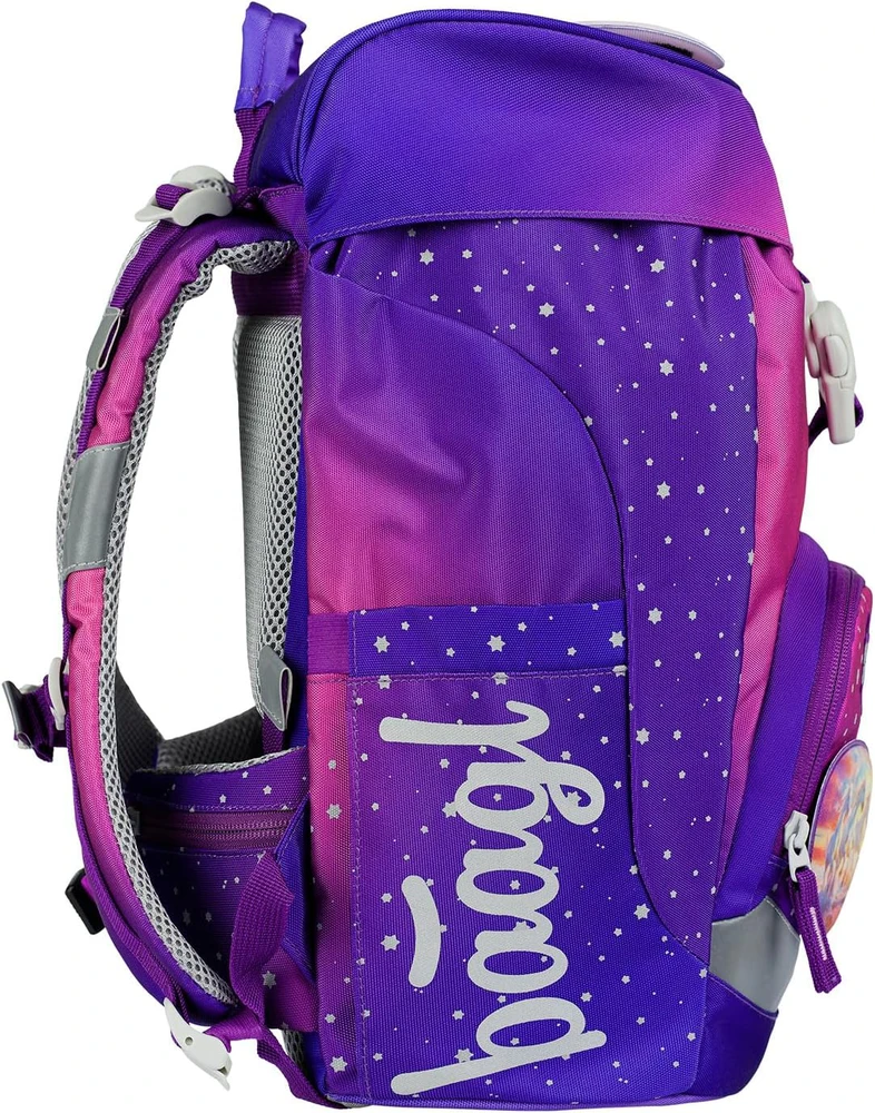 Baagl mokyklinės kuprinės Airy rinkinys, ergonomiškas, 16,5 l, 5 dalių, A-34850