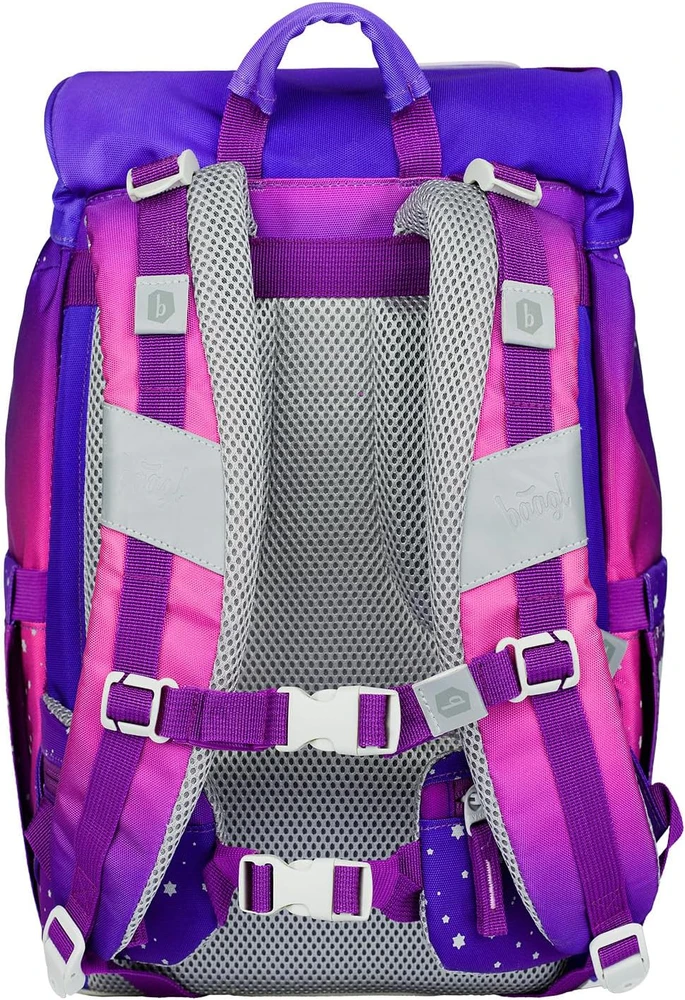 Baagl mokyklinės kuprinės Airy rinkinys, ergonomiškas, 16,5 l, 5 dalių, A-34850