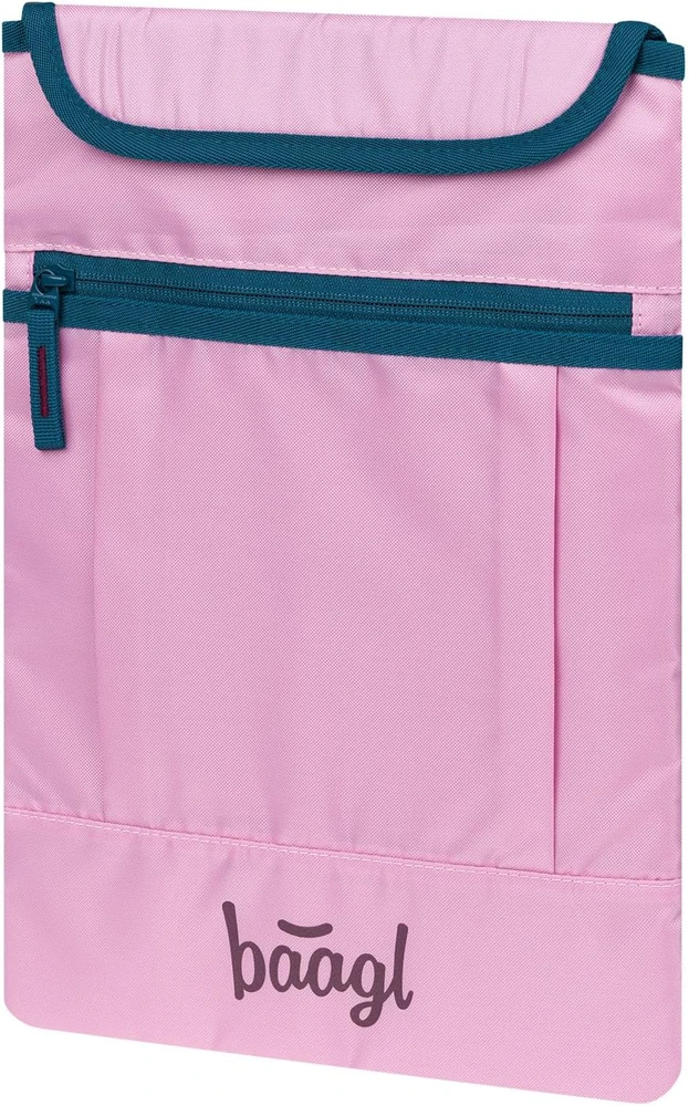 Baagl mokyklinės kuprinės rinkinys, 5 dalių, 25 l, rožinis, ergonomiškas, A-36471
