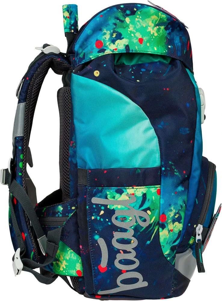 Baagl mokyklinės kuprinės rinkinys Airy, 5 dalių, 16,5 l, lengvas, ergonomiškas, A-34851