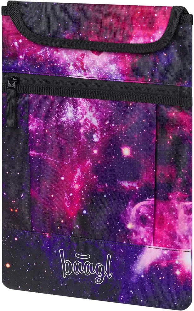 Baagl mokyklinės kuprinės rinkinys su riedlentės laikikliu, ergonomiškas, 25 l, Galaxy, A-36540