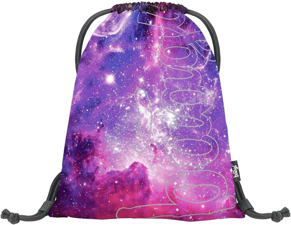 Baagl mokyklinės kuprinės rinkinys su riedlentės laikikliu, ergonomiškas, 25 l, Galaxy, A-36540