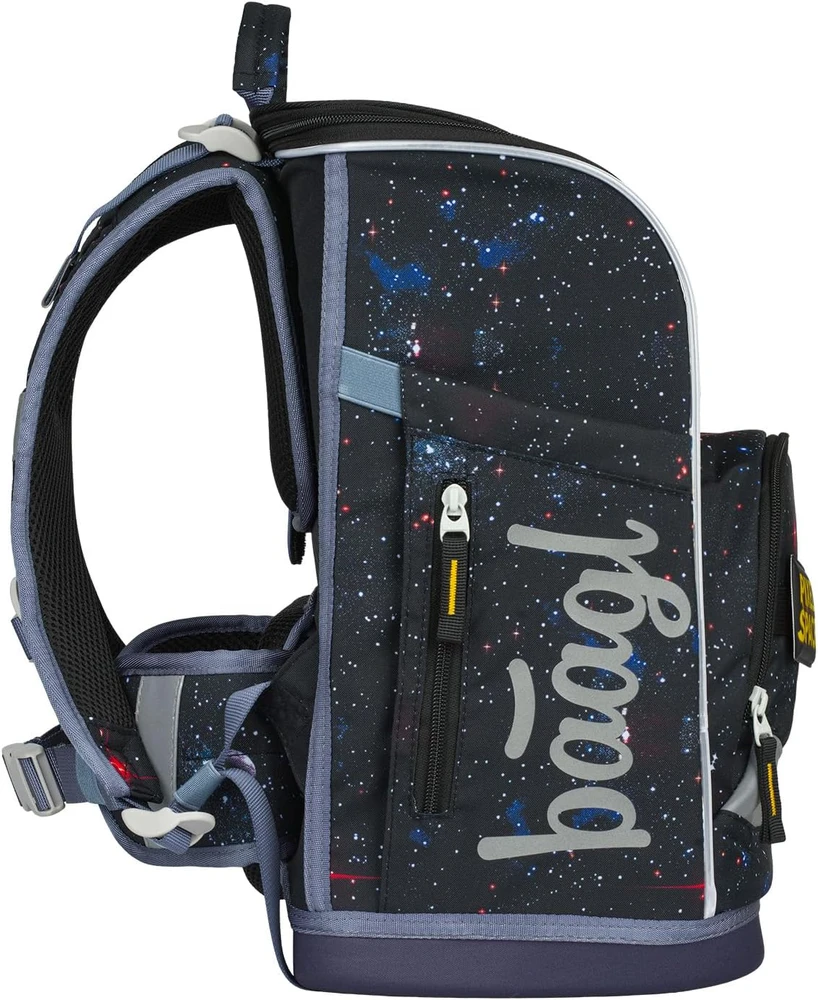 Baagl mokyklinės kuprinės rinkinys Zippy Plus, 3 dalių, ergonomiška, poliesteris, 21 l