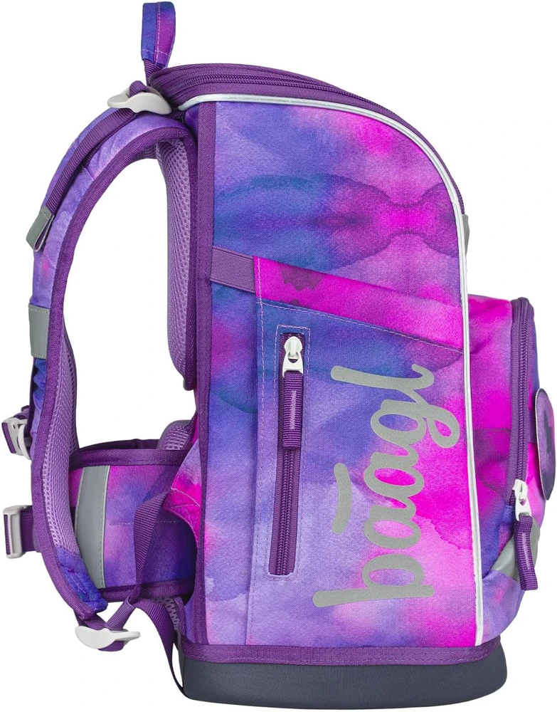 Baagl mokyklinės kuprinės rinkinys Zippy Plus, 3 dalių, 21 l, ergonomiška, pradinukams