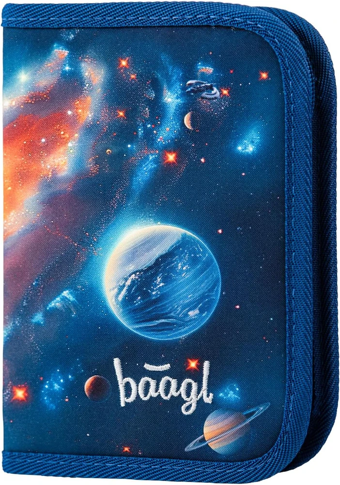 Baagl mokyklinis Airy 5 dalių rinkinys: lengva ergonomiška 16,5 l kuprinė, poliesteris, A-34849