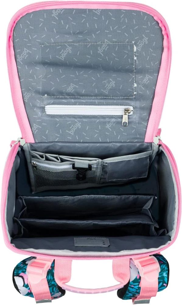 Baagl mokyklinis ergonomiškas kuprinės rinkinys vaikams, poliesteris, 18 l, 3 dalių, A-33123