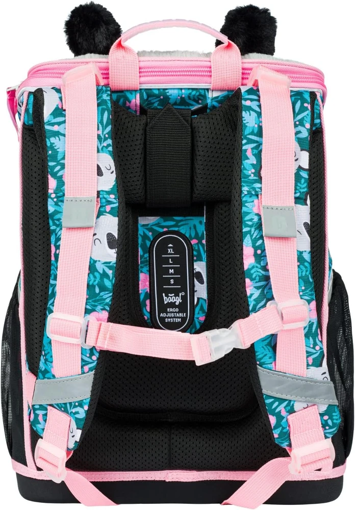 Baagl mokyklinis ergonomiškas kuprinės rinkinys vaikams, poliesteris, 18 l, 3 dalių, A-33123