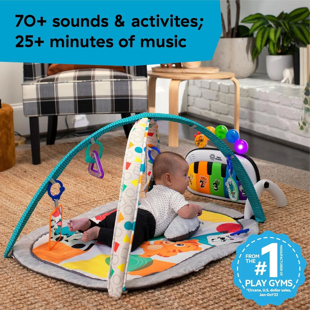 BABY EINSTEIN žaidimų kilimėlis 4-in-1 Kickin' Tunes™