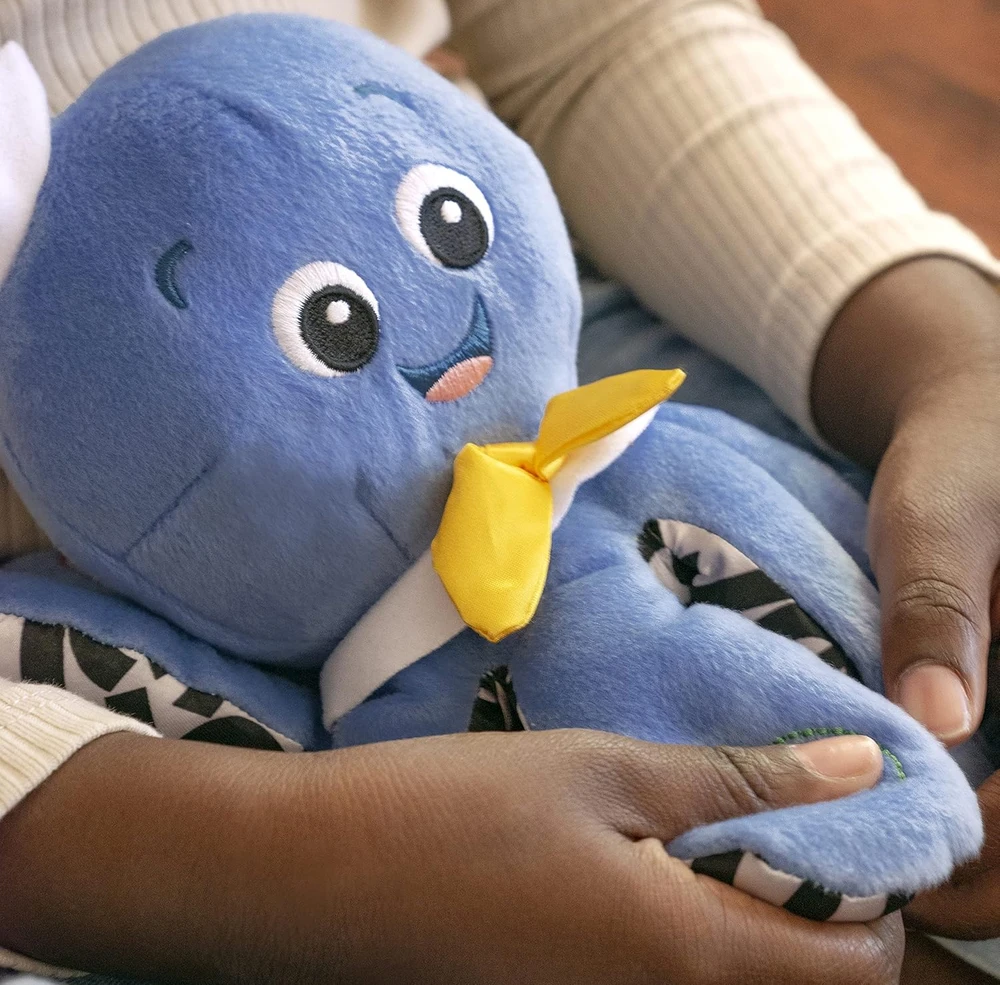 Baby Einstein interaktyvus muzikinis aštuonkojis Octoplush, spalvų mokymasis 3 kalbomis, 30933