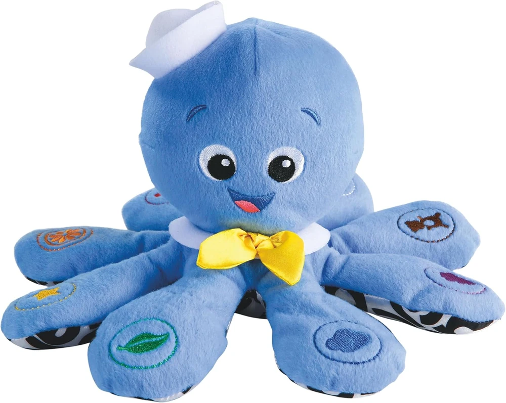 Baby Einstein interaktyvus muzikinis aštuonkojis Octoplush, spalvų mokymasis 3 kalbomis, 30933