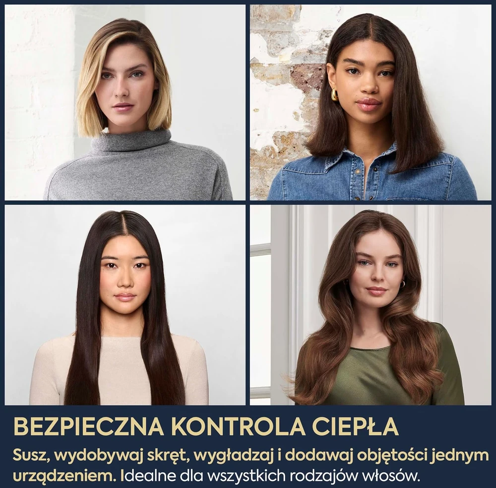 BaByliss plaukų džiovintuvas ir formavimo prietaisas Air Wand AS6553E, 1600 W