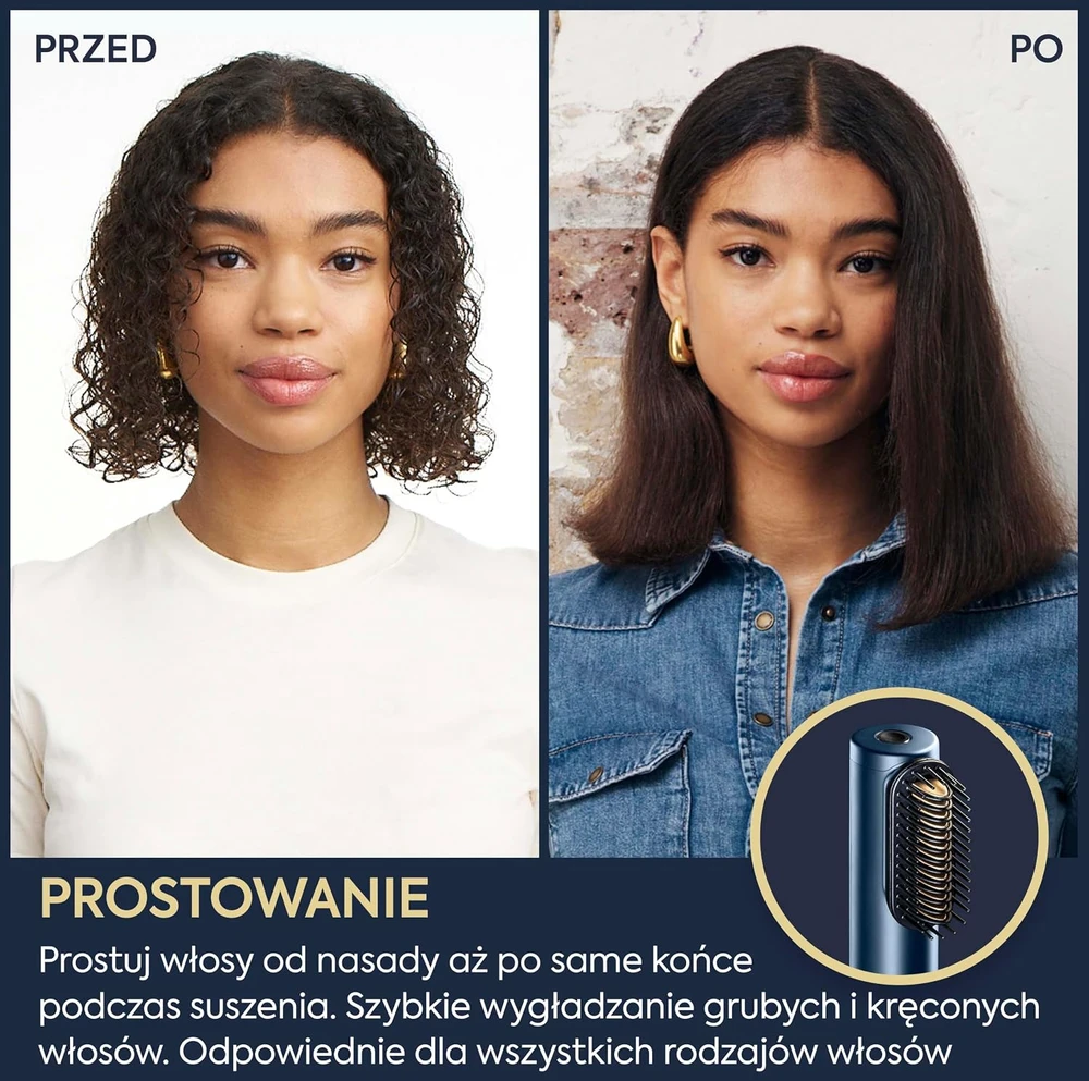 BaByliss plaukų džiovintuvas ir formavimo prietaisas Air Wand AS6553E, 1600 W