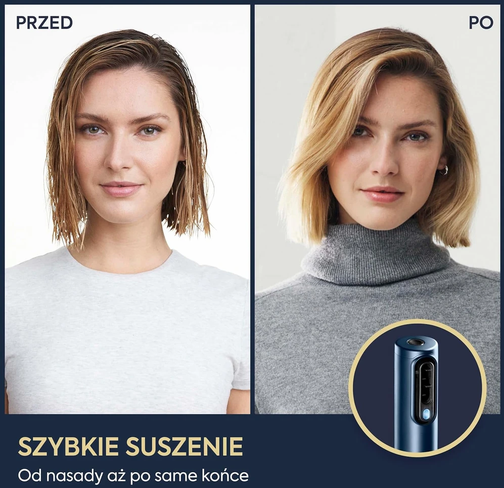 BaByliss plaukų džiovintuvas ir formavimo prietaisas Air Wand AS6553E, 1600 W