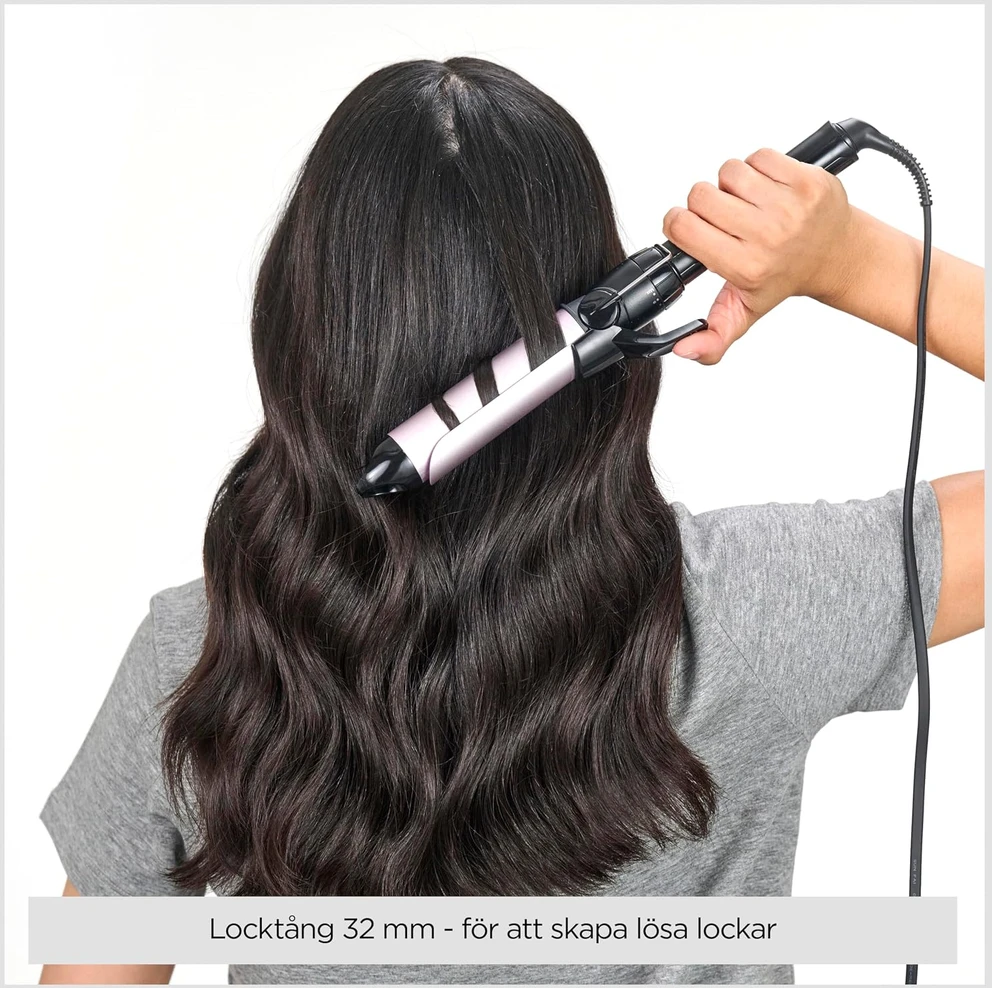 BABYLISS Hair Suktukas C332E Barrel diameter 32 mm, Temperature (min) 150 °C, Temperature (max) 180 °C, Number of heating levels 10, Ekranas No, 95 W, Juodas
