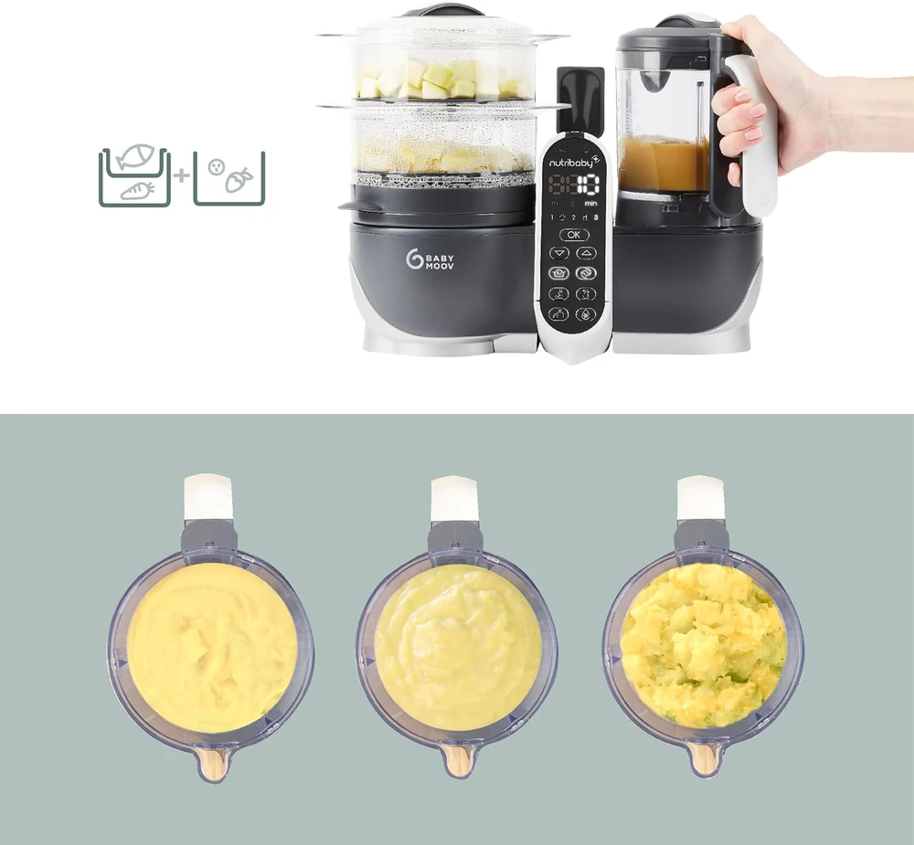 Babymoov garintuvas ir trintuvas kūdikiams 500 W 1,5 l Nutribaby+ A001124