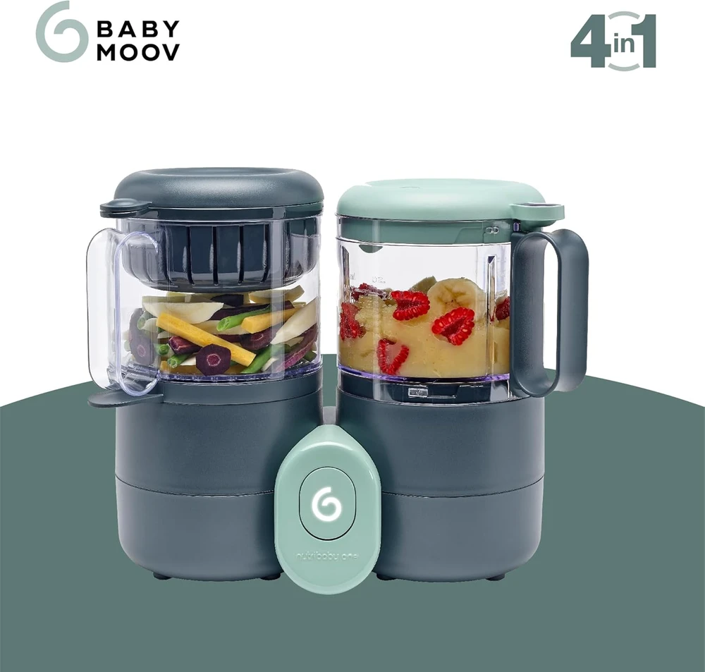 Daugiafunkcis virtuvinis kombainas Babymoov Nutribaby One 4-in-1 (juodas)