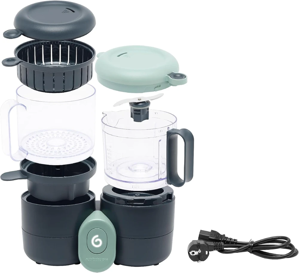 Daugiafunkcis virtuvinis kombainas Babymoov Nutribaby One 4-in-1 (juodas)