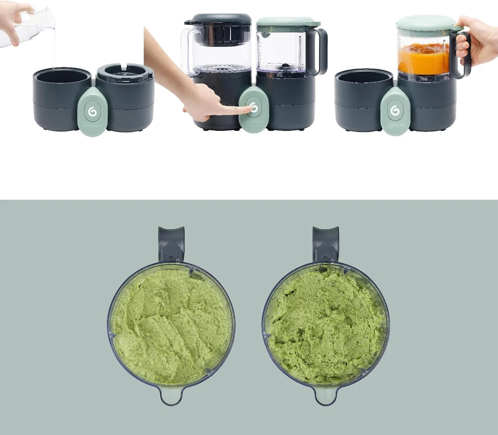 Daugiafunkcis virtuvinis kombainas Babymoov Nutribaby One 4-in-1 (juodas)