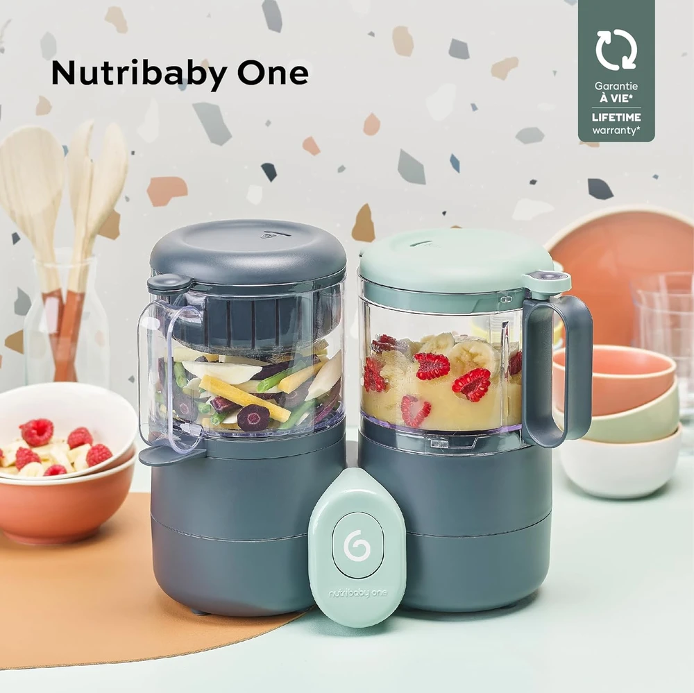 Daugiafunkcis virtuvinis kombainas Babymoov Nutribaby One 4-in-1 (juodas)
