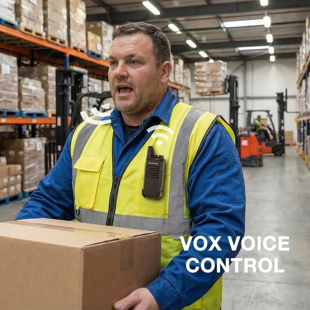 Baofeng PMR446 radijo stotelės rinkinys, 16 kanalų, 3 km nuotolis, 4 vnt., T22