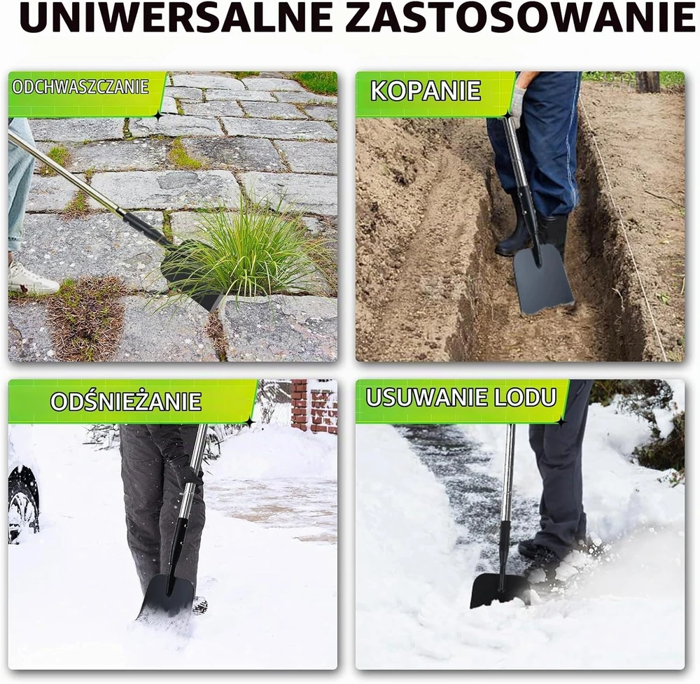 BARAYSTUS daugiafunkcis sodo grandiklis ledui ir sniegui su reguliuojama rankena JDDE1160