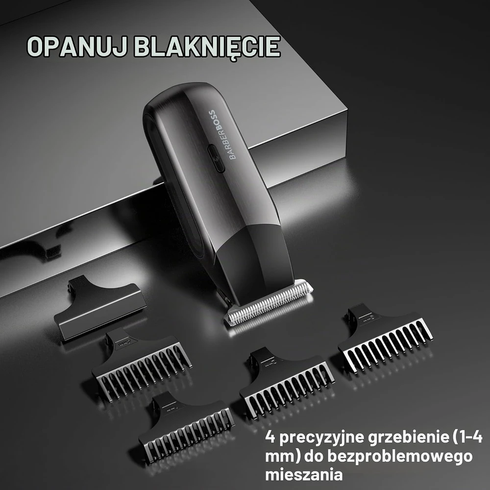 BARBERBOSS 3 viename barzdos ir plaukų kirptuvas su nosies trimeriu QR-2211