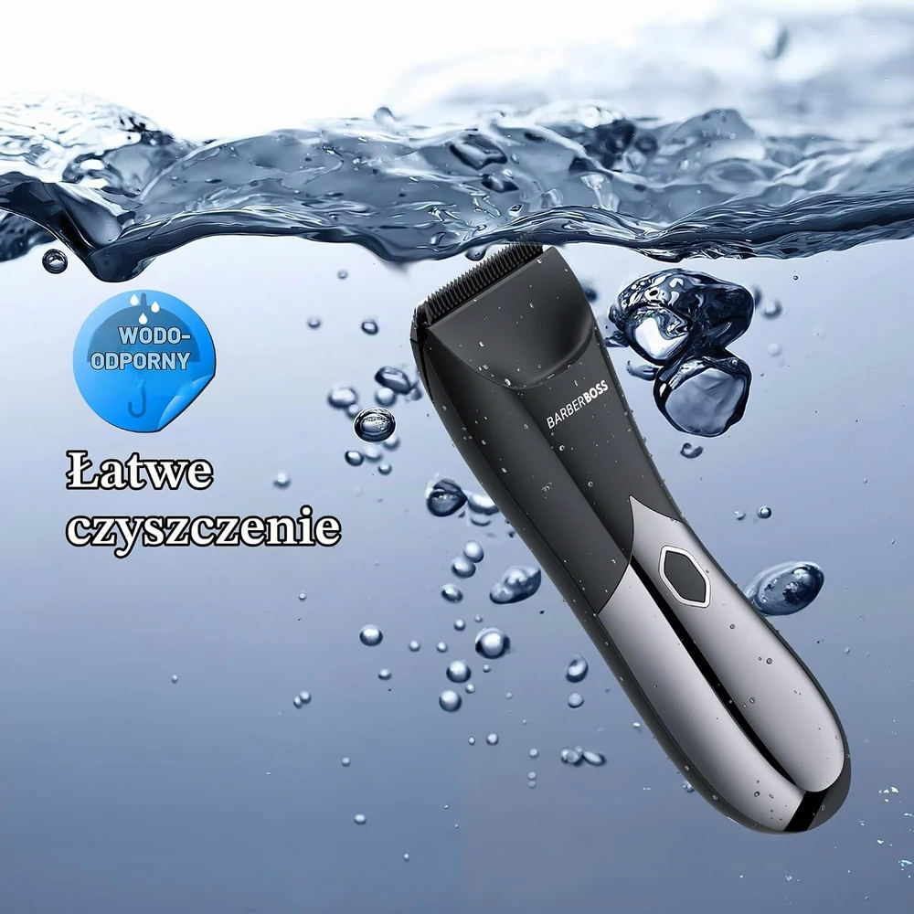 BARBERBOSS kūno ir intymių zonų plaukų kirpimo mašinėlė, reguliuojama 0,5–7 mm, QR-2020A