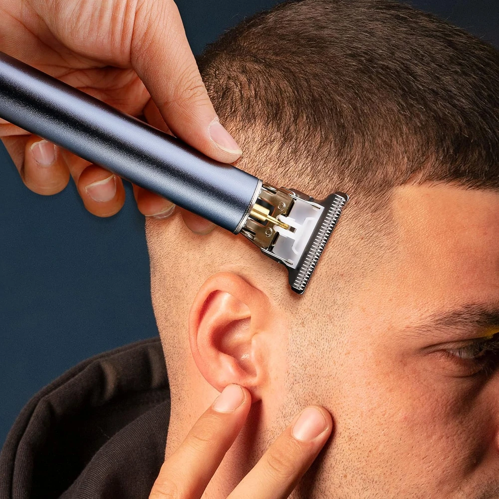BARBERBOSS plaukų ir barzdos trimeris su T formos ašmenimis, USB, QR-2088
