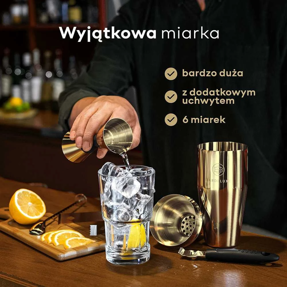 BarDeluxe Barmeno rinkinys su receptų knyga