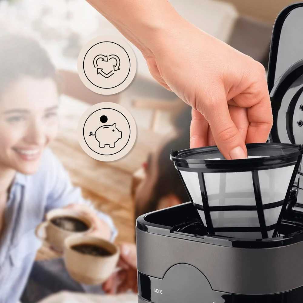 Barista Kaffee & Technik lašelinis kavos aparatas Touch Iso, 900 W, 1,2 l, su termoąsočiu
