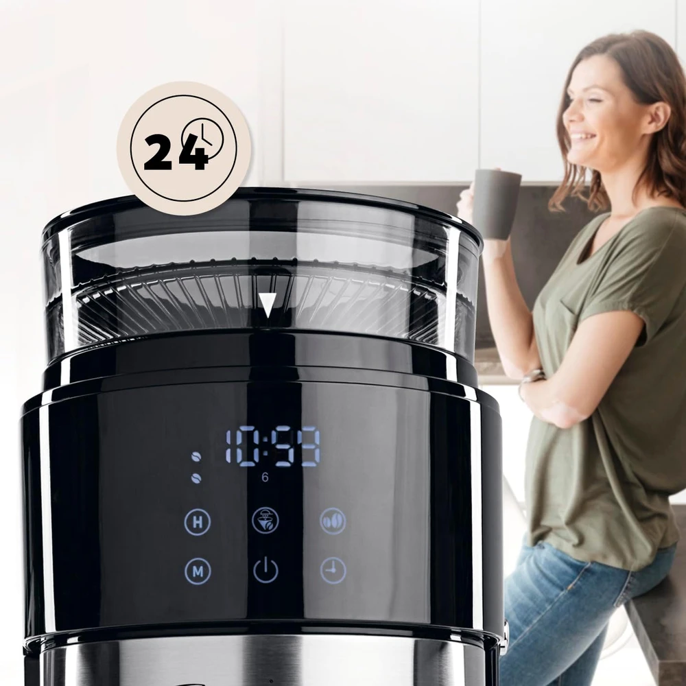Barista Kaffee & Technik lašelinis kavos aparatas su malūnėliu, 1,25 l, 900 W, 15301