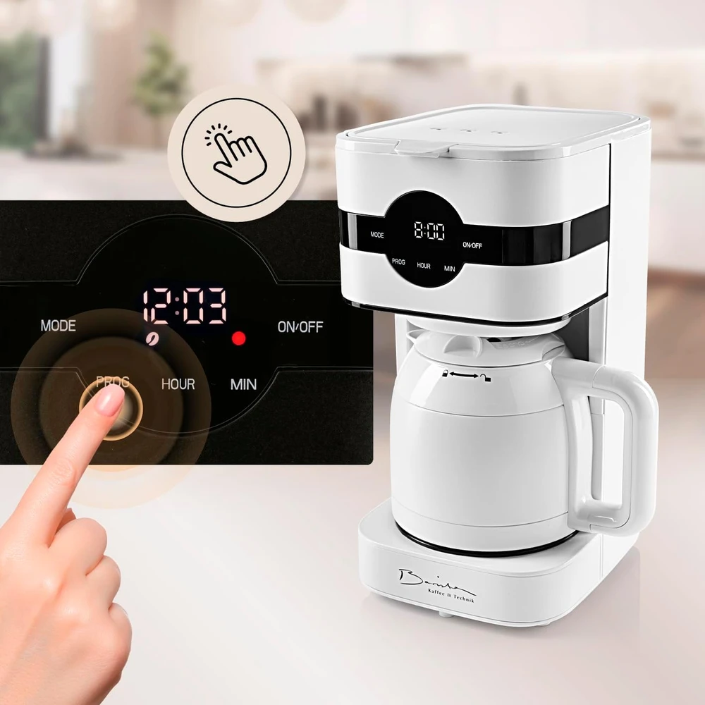 Barista Kaffee & Technik lašelinis kavos aparatas su terminiu ąsočiu, 1,25 l, 900 W, 15429