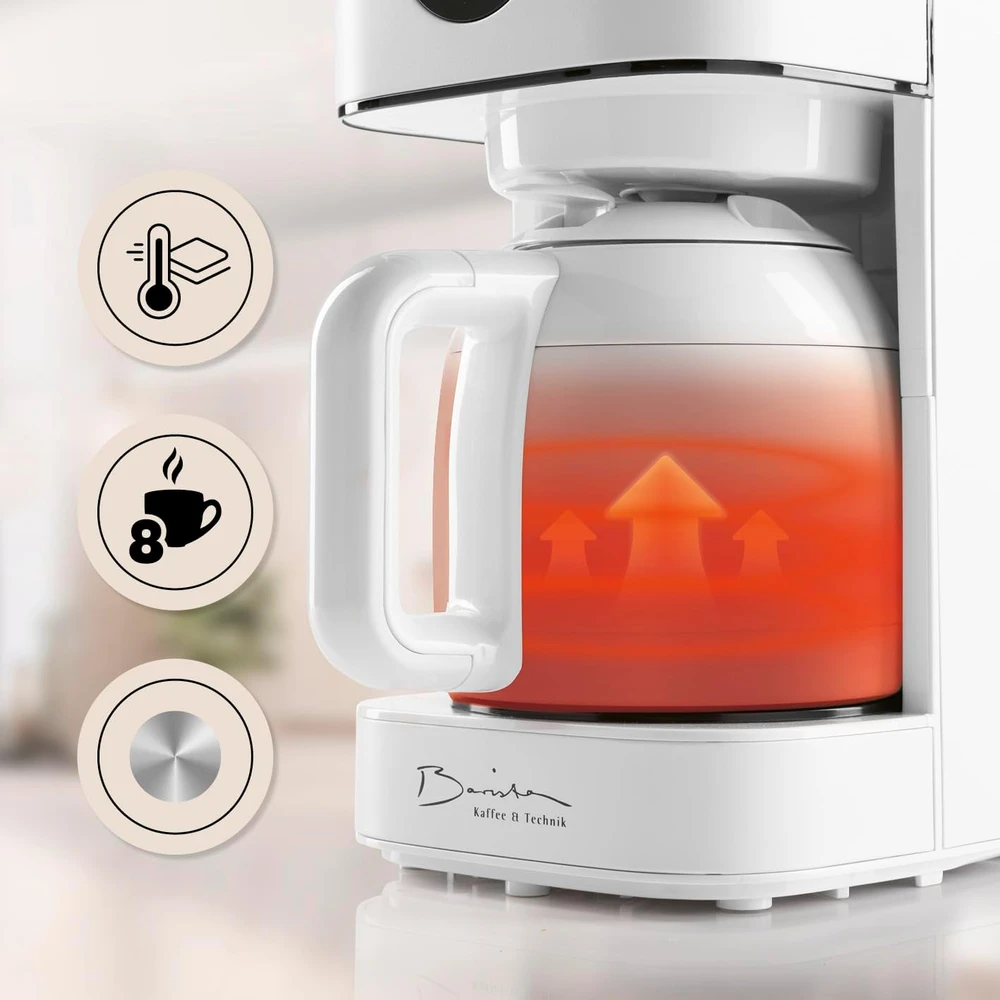 Barista Kaffee & Technik lašelinis kavos aparatas su terminiu ąsočiu, 1,25 l, 900 W, 15429