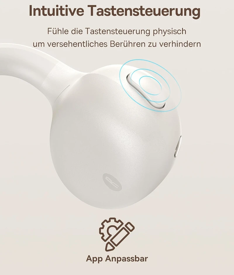 Baseus atviro tipo belaidės ausinės Bluetooth 5.4, IP57, 40 val., Bowie MC1