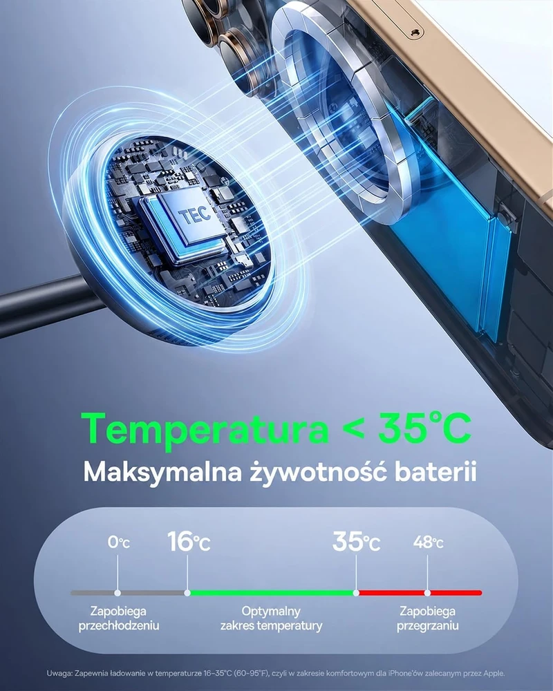Baseus belaidė 3 viename įkrovimo stotelė 22,5 W su TEC aušinimu Enerfill