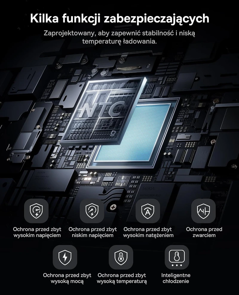Baseus išorinė baterija AC22 Mini 20000 mAh 45 W PD su integruotu USB-C laidu E00294