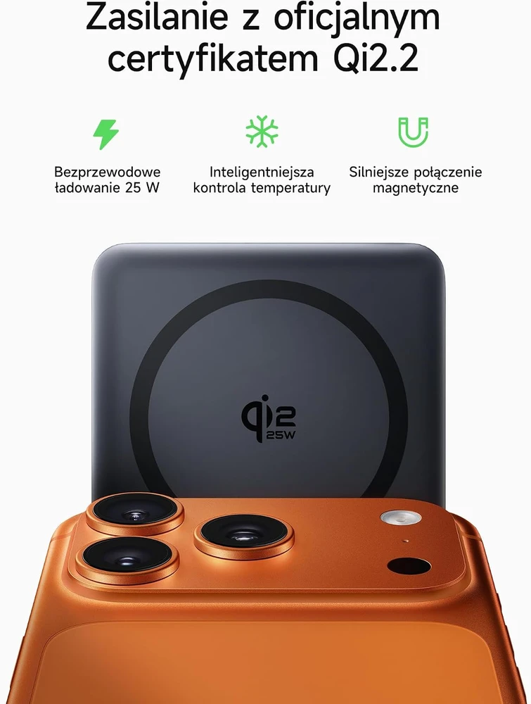 Baseus magnetinis išorinis akumuliatorius 10000 mAh, Qi2.2 25 W, PD 45 W, E00290