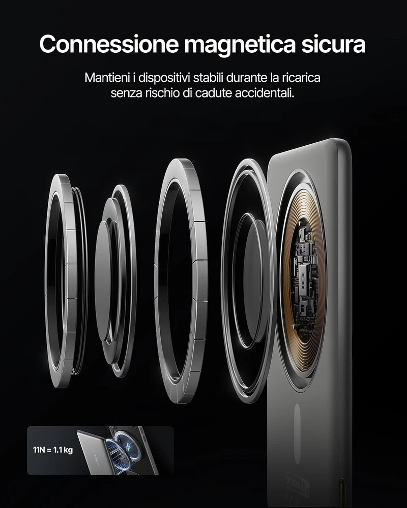Baseus PicoGo AM31 magnetinis belaidis išorinis akumuliatorius 5000 mAh 20 W E00303