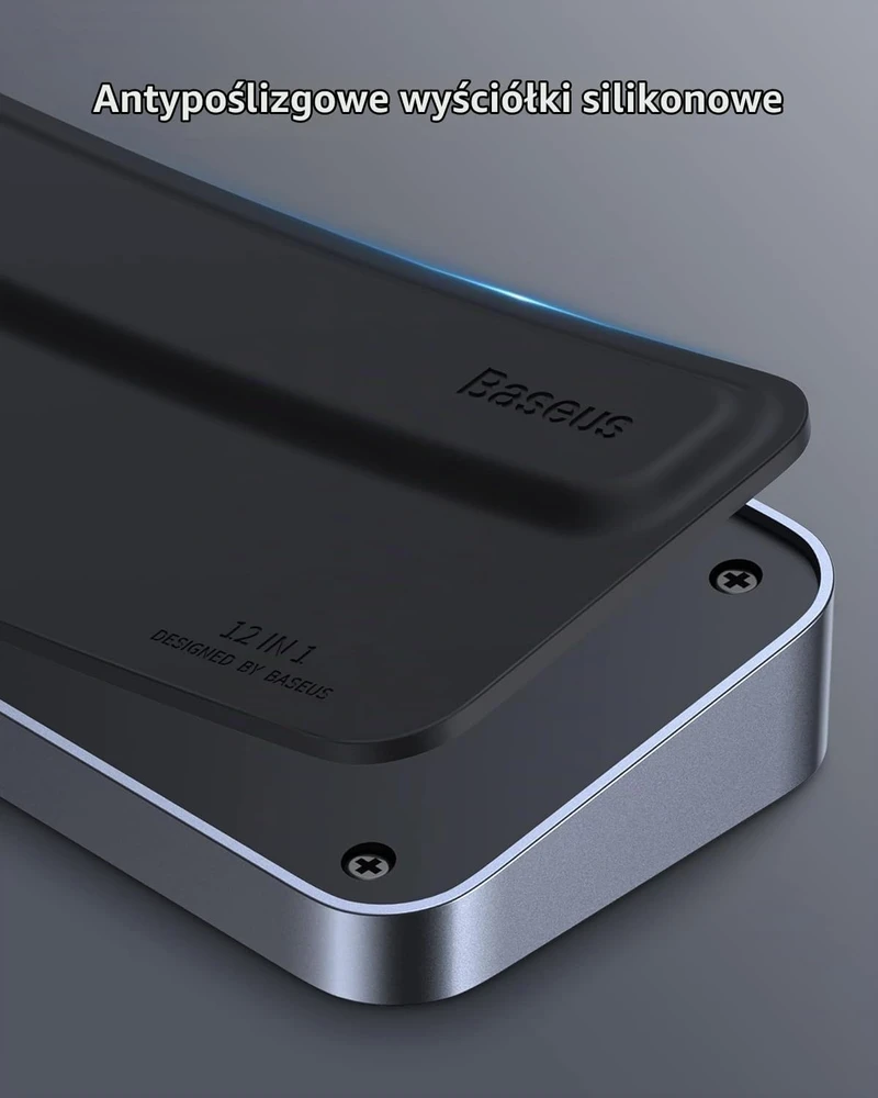 Baseus USB-C dokavimo stotelė 11 viename su 2 HDMI 4K ir 100 W PD