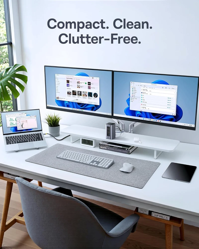 Baseus USB-C stotelė Nomos Air 12 in 1, 2x 4K HDMI, 10Gbps USB, 100W PD, Ethernet