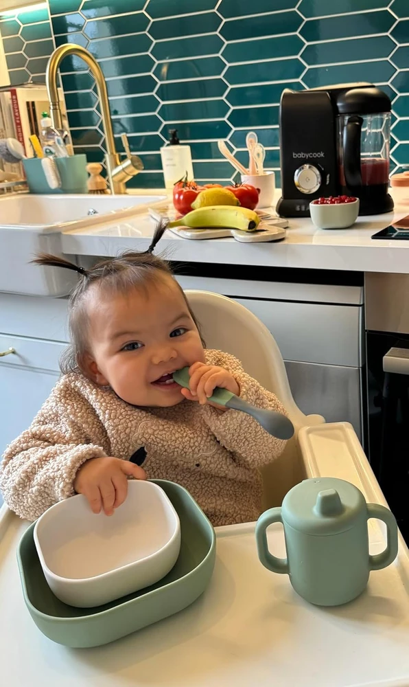 Béaba garų maisto ruošimo robotas kūdikiams 4 viename, 1,1 l talpos, 700 W, juodas, Babycook Solo 912791